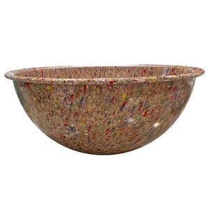 Brookpark Confetti Melamine Large Bowl 11.75"/5" Speckled Mixing Kitchen Cooking